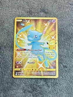 Mew 025/025 Celebrations 2021 Secret Rare Gold Pokemon Card TCG - Image 1