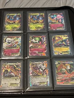 Pokemon Card Lot Mega Ex Pokemon MP-NM & Pokemon Binder - Image 2