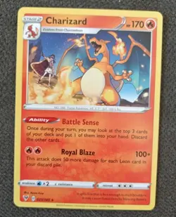 Pokemon Vivid Voltage Charizard Card 25/185 NM - Image 1