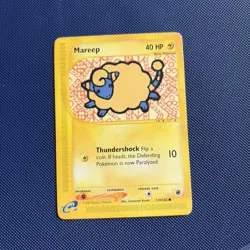 E-Reader Mareep 119/165 Expedition Sumiyoshi Kizuki Pokemon TCG Card - Image 1