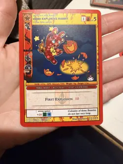 Kuromi's Cryptid Carnival MetaZoo Card 72/103 Explosive Rabbit reverse Holo - Image 1
