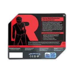 Pokemon Team Rocket MewTwo Tin Destined Rivals Factory Sealed - Image 2