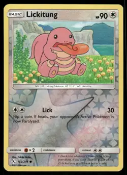 Pokemon Cards Lickitung 152/214 Reverse Holo Unbroken Bonds Common NM - Image 1
