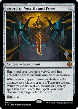 Sword of Wealth and Power - Near Mint MTG Promo Pack: Lorwyn Eclipsed - Image 1