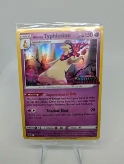 SEALED Hisuian Typhlosion 052/189 Gamestop Promo Astral Radiance Pokemon Card - Image 1