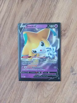 Jirachi V Black Star Promo Pokemon Card, Sword And Shield Promo, SWSH299 - Image 1