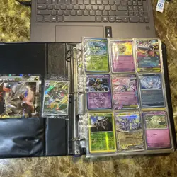 Pokemon Binder With A Lot Of Cards, Big Card, Promotion Card - Image 1