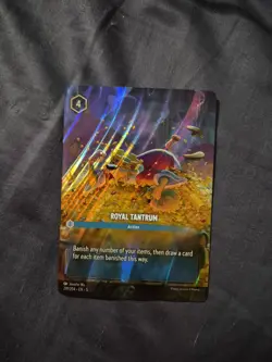 Disney Lorcana Shimmering Skies Enchanted Royal Tantrum NM! - Image 1