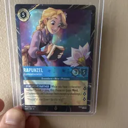 Disney Lorcana TCG Rapunzel - Appreciative Artist Foil Rare- Park Promo - Image 1
