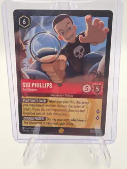 Disney Lorcana TCG Sid Phillips - Toy Surgeon 126/204 Foil legendary - Image 1