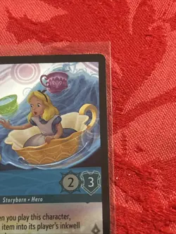 PROMO FOIL Lorcana Fabled - Alice - Accidentally Adrift - #2 - FOIL PROMO - Image 2