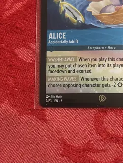 PROMO FOIL Lorcana Fabled - Alice - Accidentally Adrift - #2 - FOIL PROMO - Image 4