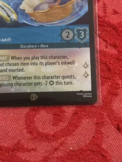 PROMO FOIL Lorcana Fabled - Alice - Accidentally Adrift - #2 - FOIL PROMO - Image 5