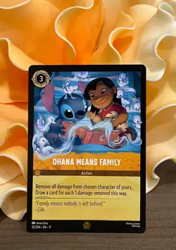 Disney Lorcana Winterspell ~ Ohana Means Family 32/204 - Image 1