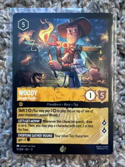 2026 Disney Lorcana: Wilds Unkown Woody Jungle Guide Legendary #15/204 - Image 1