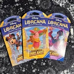 Disney Lorcana Into the Inklands TCG Blister Booster Pack - BRAND NEW SEALED - Image 1