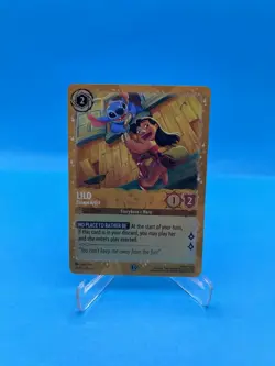 Lilo - Escape Artist - PROMO 25/P2 Glimmer Gold Foil Disney Lorcana SEALED - Image 1