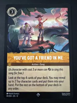 Disney Lorcana TCG - You've Got a Friend in Me 30/204 Super Rare Wilds Unknown - Image 1