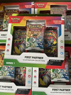 Pokemon First Partner Illustration Collection Series 1 Brand New & Sealed x5 (5) - Image 1