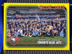 2024 Topps Series Two Toronto Blue Jays Team Card 2023 Season Stats Yellow - Image 1