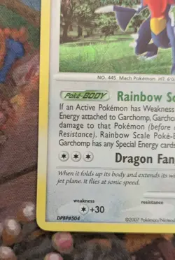 Garchomp 9/123 Holo Rare Pokemon TCG Diamond and Pearl Mysterious Treasures - Image 3