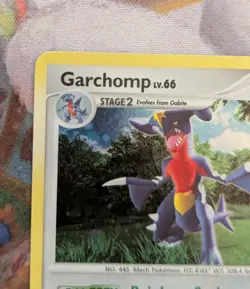Garchomp 9/123 Holo Rare Pokemon TCG Diamond and Pearl Mysterious Treasures - Image 4