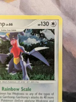 Garchomp 9/123 Holo Rare Pokemon TCG Diamond and Pearl Mysterious Treasures - Image 5