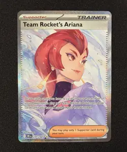Team Rocket's Ariana 237/182 Sv10: Pokemon Scarlet & Violet Destined Rivals Holo - Image 1