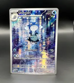 Poliwhirl 176/165 Scarlet & Violet 151 Illustration Rare Holo English NM - Image 1