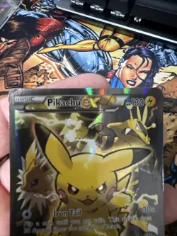 Pikachu EX XY124 XY Promos Holo Black Star Promo Pokemon TCG 2016 - NM - Image 4