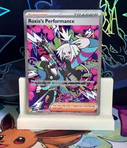 Roxie's Performance 121/086 Special Illustration Rare Pokemon Chaos Rising NM - Image 1