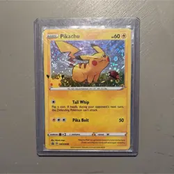Pokemon TCG Pikachu Black & White BW54 Holo Promo Basic Pokemon Card HP 60 - Image 1