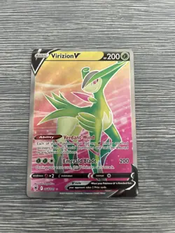Pokemon Card - Virizion V Astral Radiance 164/189 Ultra Rare Full Art SWSH Holo - Image 3