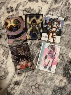 Bandai Dragon Ball Z TCG 2003 Card Lot - 5 Cards Piccolo, Vegeta, Bulma - Image 1