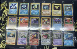 Pokemon Card Lot 18 Cards WOTC & Vintage 2010 or Earlier DMG-MP Read - Image 1