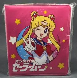 Pretty Guardian Sailor Moon Usagi TCG CCG Trading Card Binder 3 Ring Binder 13" - Image 1