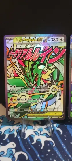 Mega Attack Rare Rayquaza EX - Charizard EX - Mewtwo EX DIY Custom Card Set - Image 2