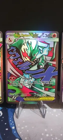 Mega Attack Rare Rayquaza EX - Charizard EX - Mewtwo EX DIY Custom Card Set - Image 3