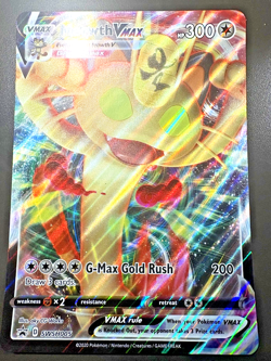 Meowth VMAX SWSH005 – Black Star Promo Oversized Pokemon Card - Image 1
