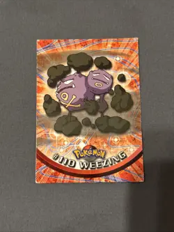 Pokemon - Topps 2000 - Weezing #110 - TV Animation Series 2 - Image 1
