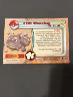 Pokemon - Topps 2000 - Weezing #110 - TV Animation Series 2 - Image 2