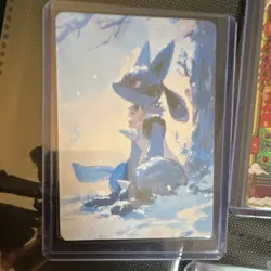Pokemon TCG Lucario 3-Card Lot Fan Art - Image 2