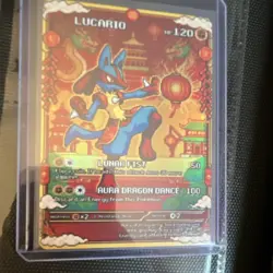 Pokemon TCG Lucario 3-Card Lot Fan Art - Image 3
