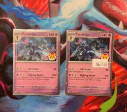 Ceruledge (040/091) Pokemon TCG Paldean Fates Promo Holofoil 2-Card Lot English - Image 1