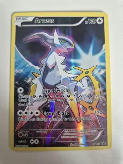 Pokemon TCG Arceus XY116 Black Star Promo Holo Card Full Art - Image 1