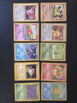34 Card Lot of Vintage WOTC Pokemon Common Uncommon Team Rocket Cards LP - Image 3
