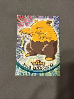 2000 Topps Pokemon TV Animation Edition Series 2 Drowzee #96 - Image 1