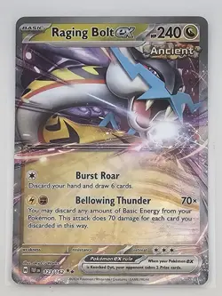 Pokemon Raging Bolt EX 123/162 - Pokemon Temporal Forces - Image 1
