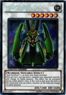 Yugioh Junk Gardna YMP1-EN006 Secret Rare Limited NM - Image 1