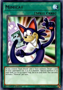 Mimicat LED2-EN051 Legendary Duelists: Yu-Gi-Oh 1st Edition LP - Image 1